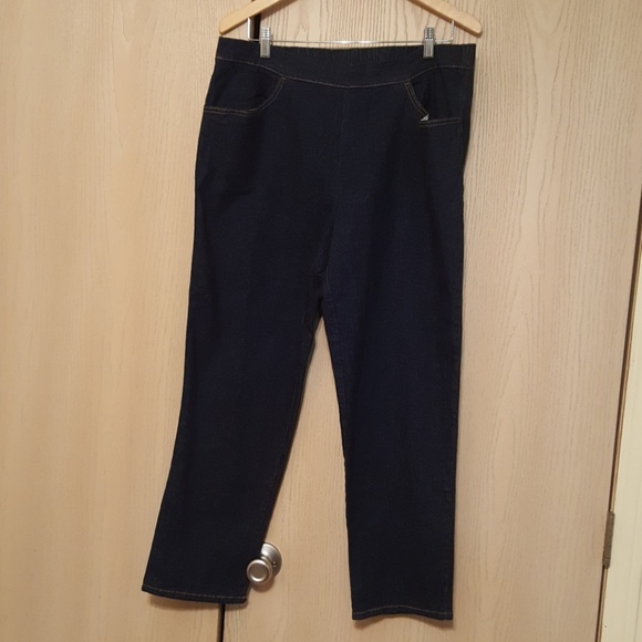 White Stag Denim - petite denim stretch slip on jeans